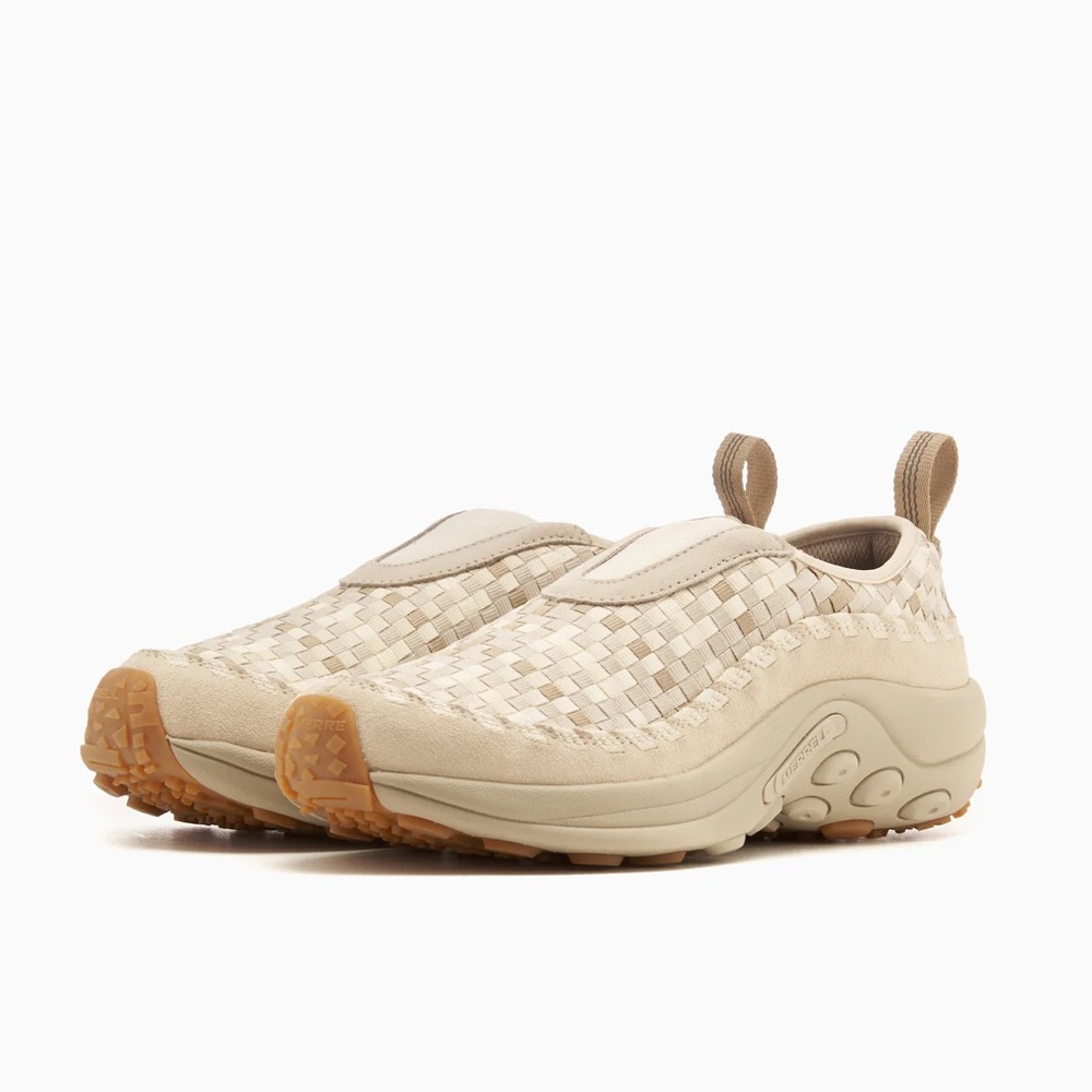 Merrell ‘Jungle Moc’ Woven Slip-On Sneakers with Gum Outsole